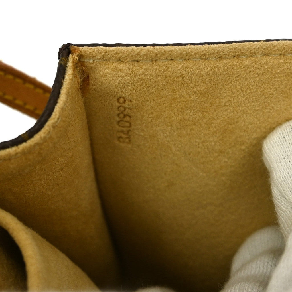 Louis Vuitton Twin Handbag Monogram Canvas Brown Canvas Clutche & Pouche Bag