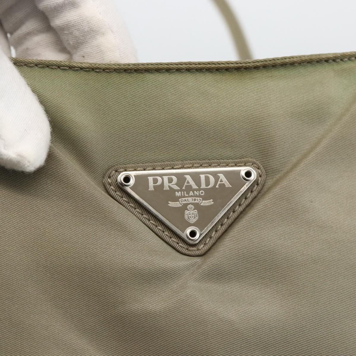 Prada Vintage Tote Tessuto Beige Nylon Tote Bag Bag
