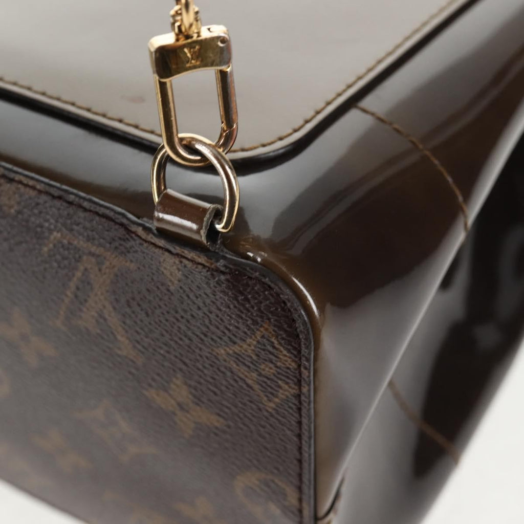 Louis Vuitton Hot Springs Backpack Vernis With Monogram Canvas Khaki Canvas Backpack Bag