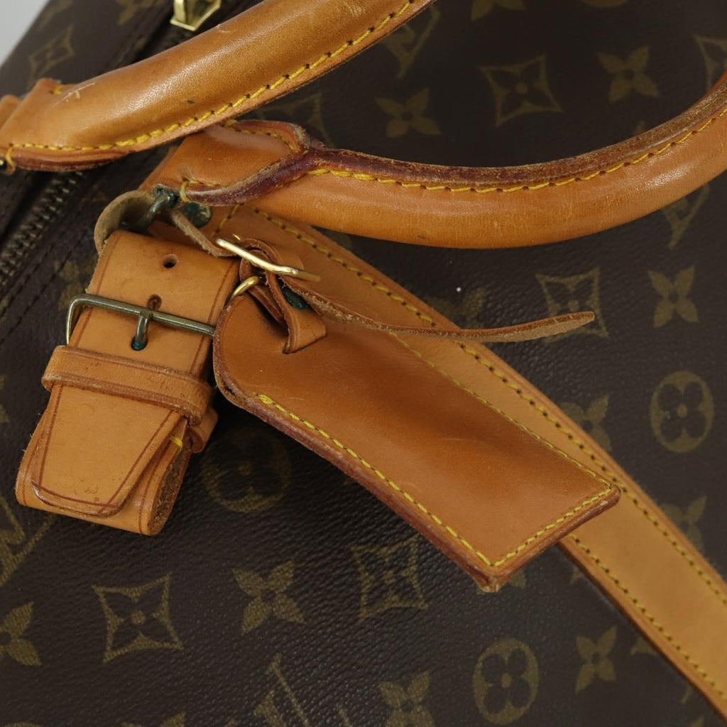 Louis Vuitton Keepall Bandouliere Bag Monogram Canvas Brown Canvas Travel Bag