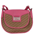 Christian Dior Trotter Shoulder Bag Canvas Beige Canvas Shoulder Bag Bag (Pre-Owned)