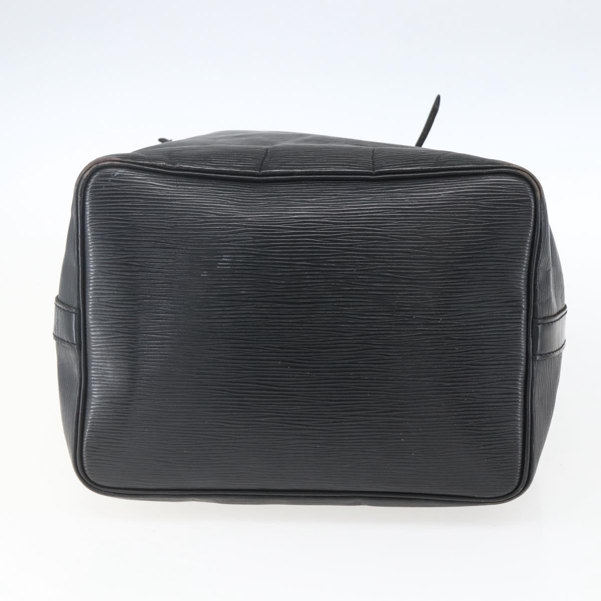 Louis Vuitton Petit Noe Handbag Epi Leather Black Leather Shoulder Bag