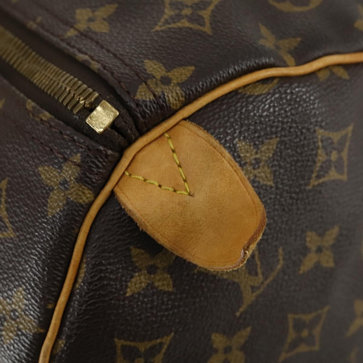 Louis Vuitton Keepall Bag Monogram Canvas Brown Canvas Travel Bag