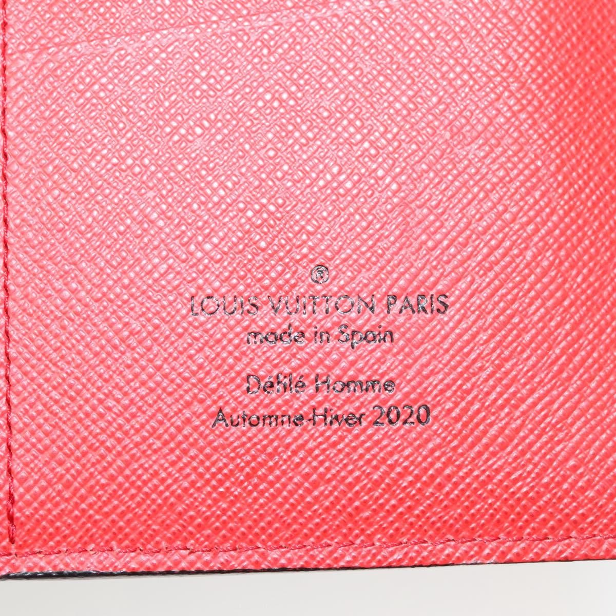Louis Vuitton Porte Feuille Brother Patchwork Blue Canvas Wallets Accessory