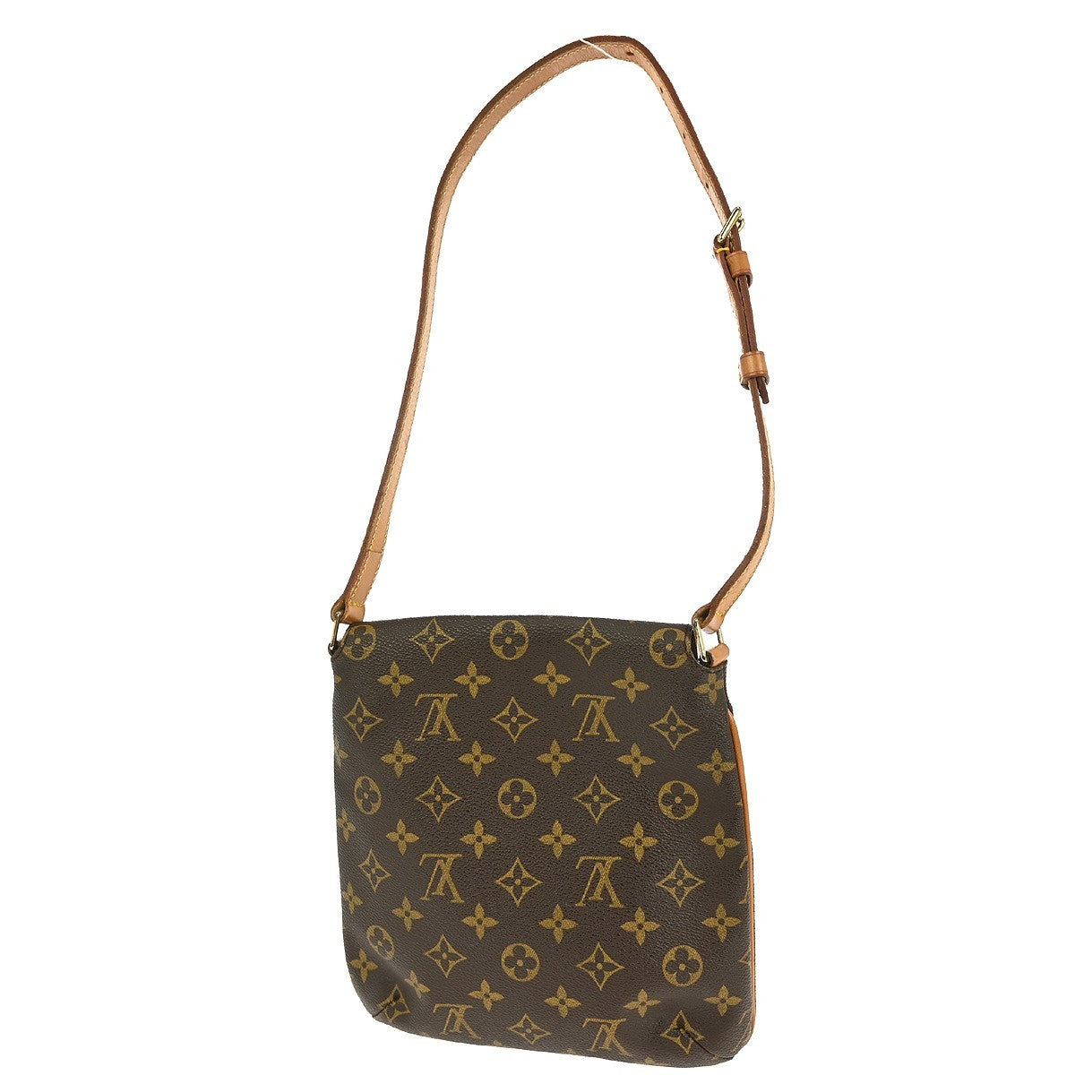 Louis Vuitton Musette Salsa Handbag Monogram Canvas Brown Canvas Shoulder Bag