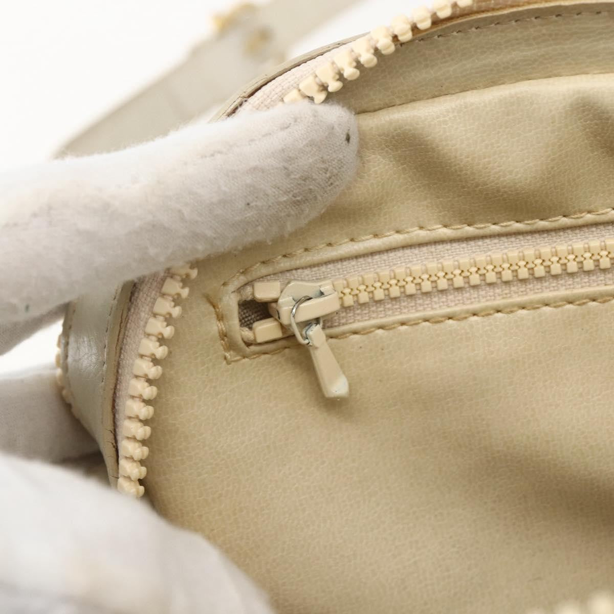 Celine Vintage Shoulder Bag Leather White Leather Shoulder Bag Bag