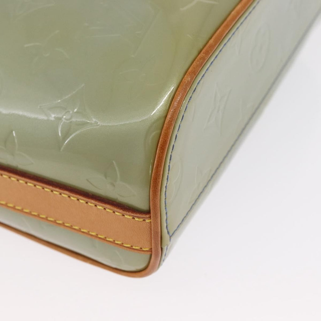 Louis Vuitton Sullivan Handbag Monogram Vernis Gray Patent_Leather Shoulder Bag