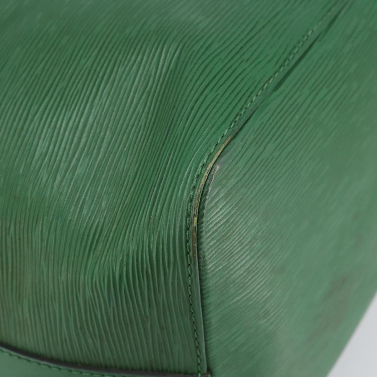 Louis Vuitton Petit Noe Handbag Epi Leather Green Leather Shoulder Bag