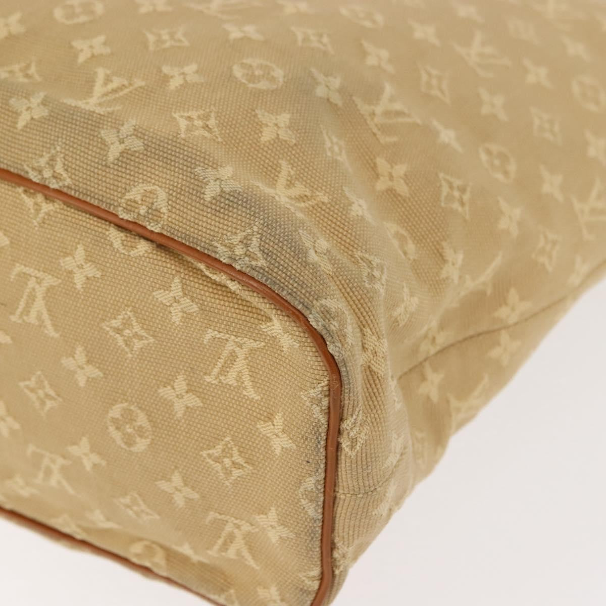 Louis Vuitton Lucille Handbag Mini Lin Beige Canvas Tote Bag
