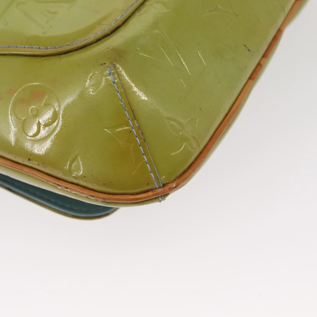 Louis Vuitton Thompson Street Handbag Monogram Vernis Blue Patent_Leather Shoulder Bag