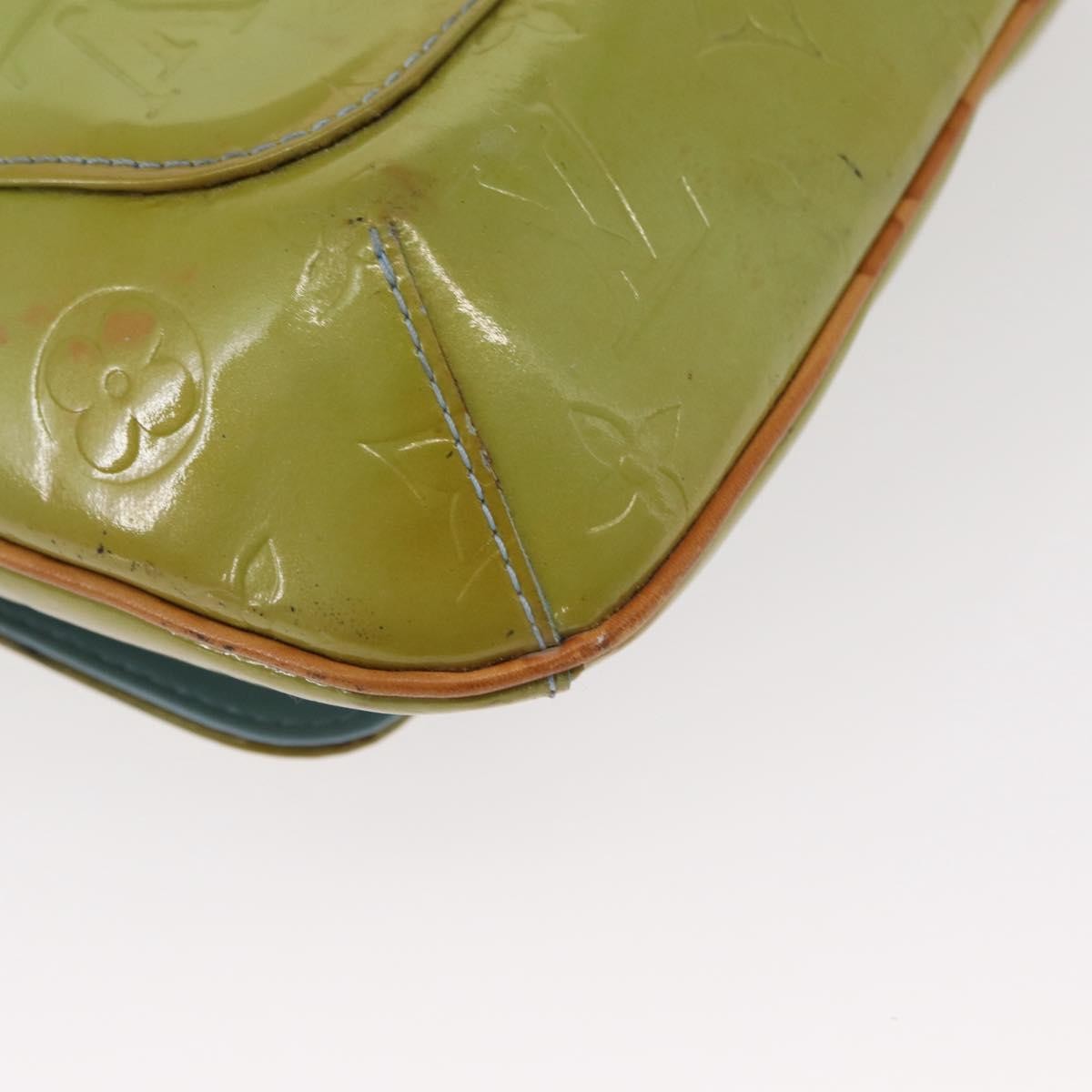 Louis Vuitton Thompson Street Handbag Monogram Vernis Blue Patent_Leather Shoulder Bag