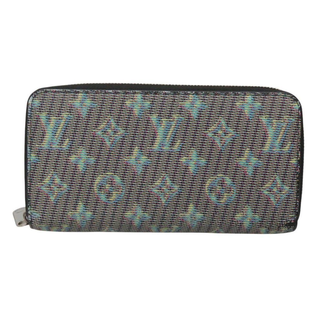 Louis Vuitton Zippy Wallet Nm Monogram Lv Pop Green Canvas Wallets Accessory