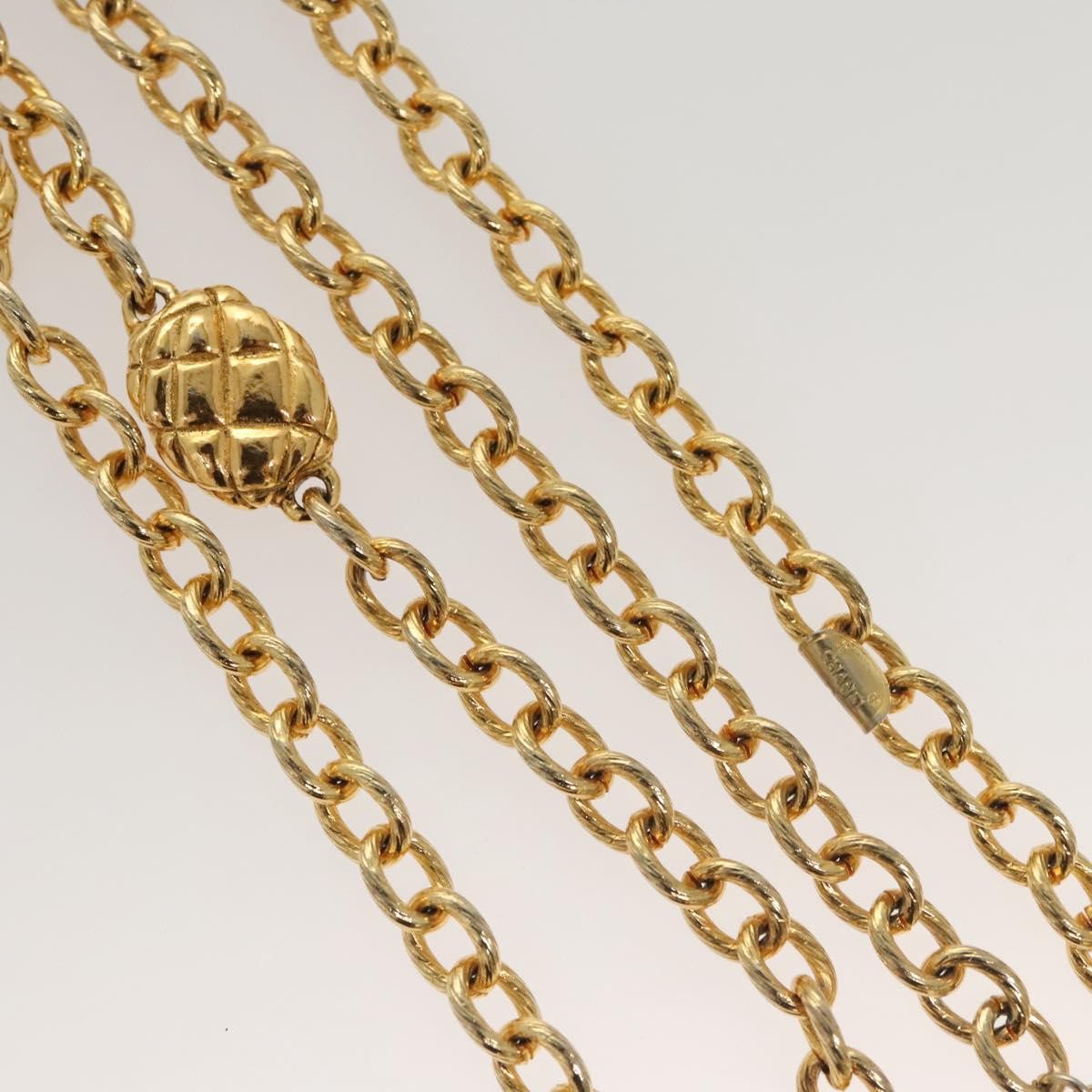 Chanel Cc Station Chain Belt Metal Gold Metal Belts Accessory