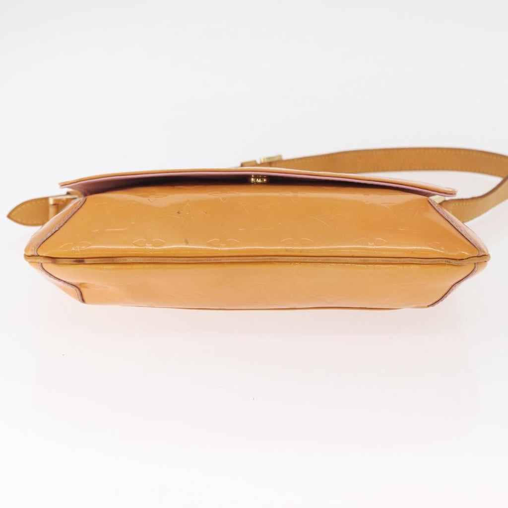 Louis Vuitton Thompson Street Handbag Monogram Vernis Yellow Patent_Leather Shoulder Bag