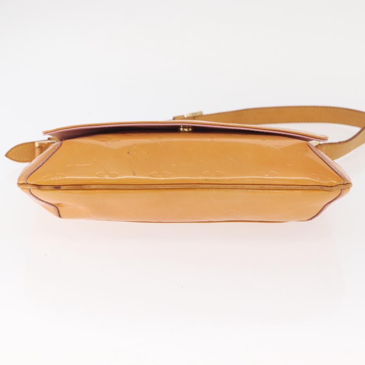Louis Vuitton Thompson Street Handbag Monogram Vernis Yellow Patent_Leather Shoulder Bag