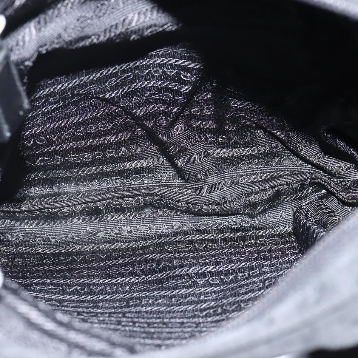 Prada Front Pocket Messenger Bag Tessuto Black Nylon Shoulder Bag Bag