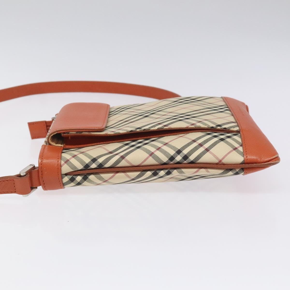 Burberry Nova Check Shoulder Bag Canvas And Leather Beige Canvas Shoulder Bag