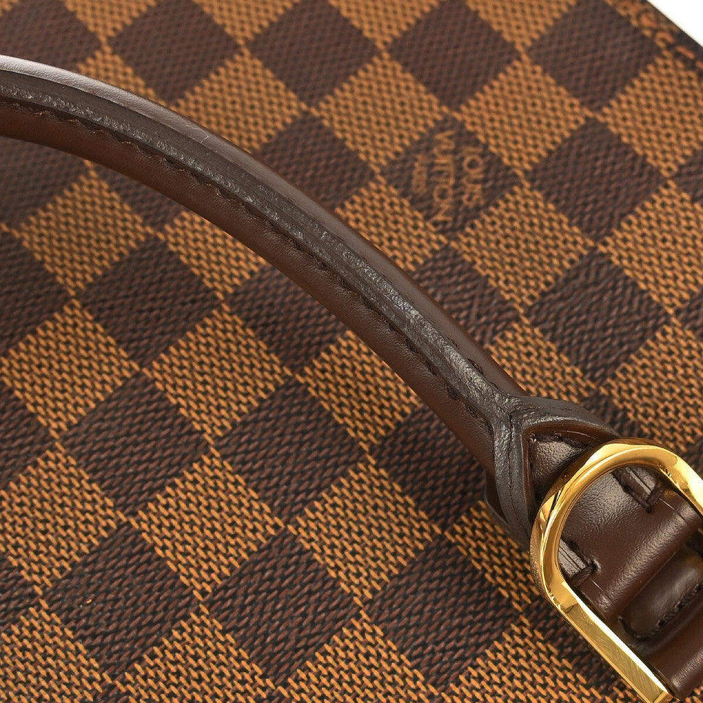 Louis Vuitton Triana Bag Damier Brown Canvas Handbag