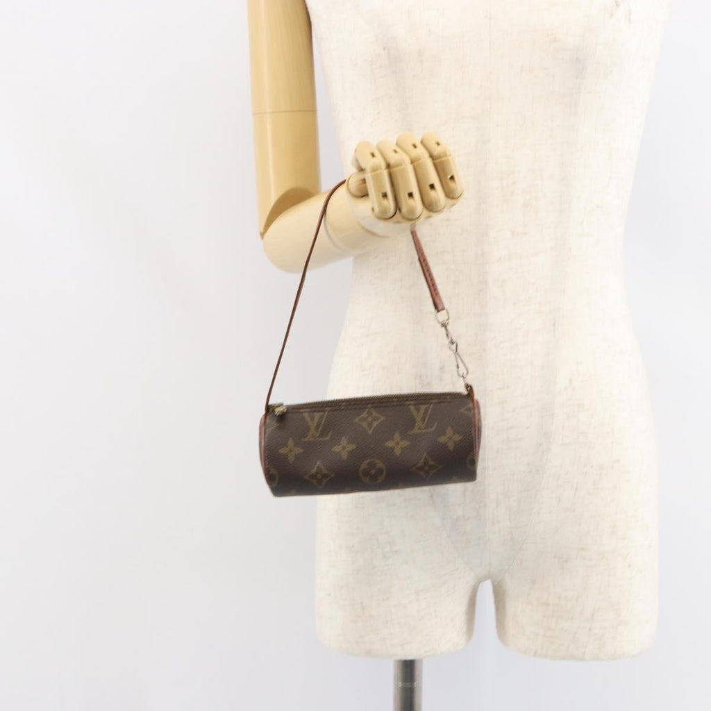 Louis Vuitton Papillon Pochette Monogram Canvas Brown Canvas Clutche & Pouche Bag