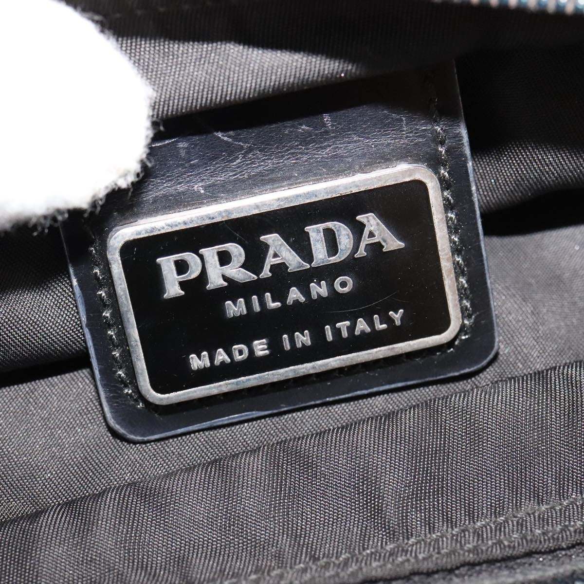 Prada Flat Messenger Bag Tessuto Black Nylon Shoulder Bag Bag