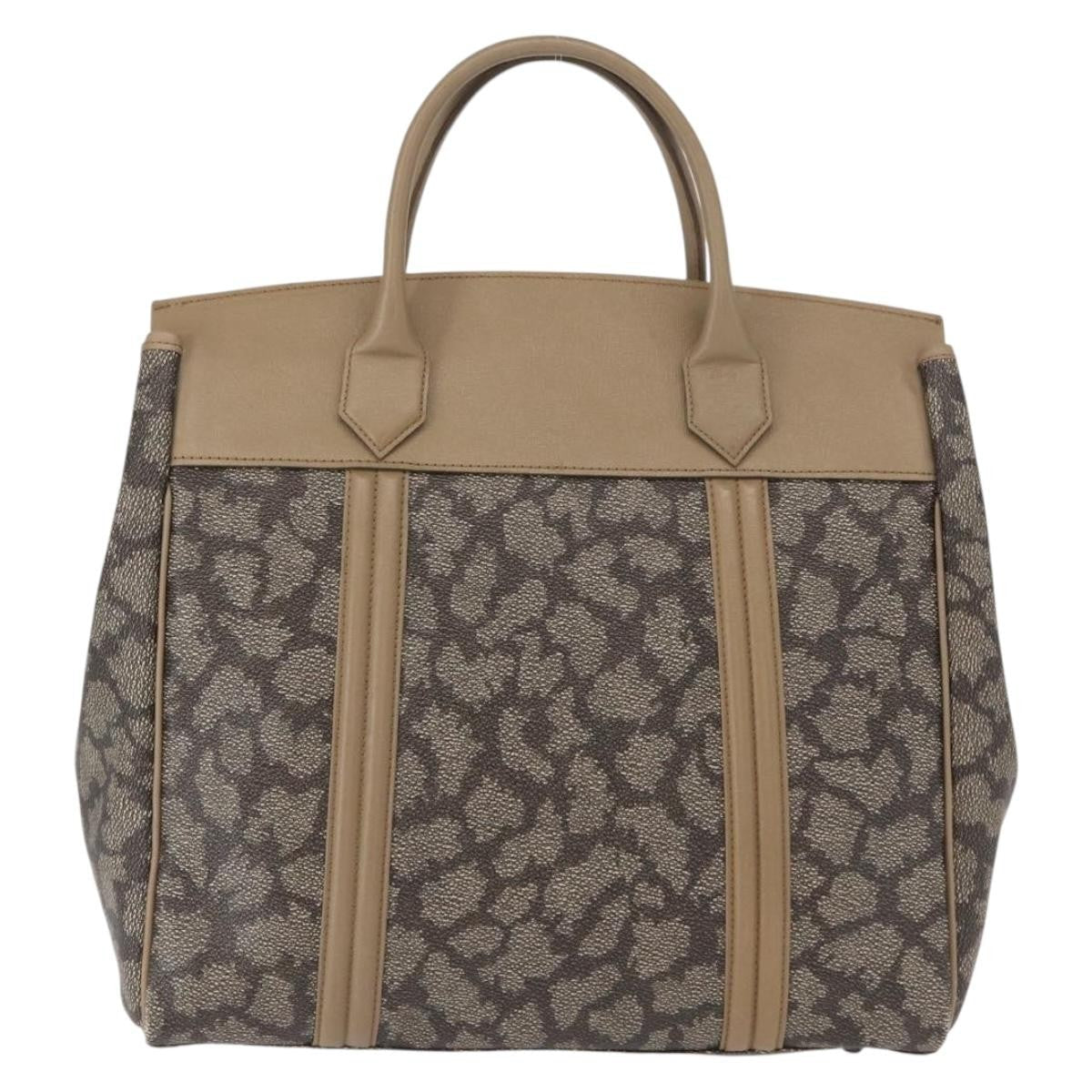 Saint Laurent Vintage Handbag Pvc Leather Gray Pvc Handbag (Pre-Owned)