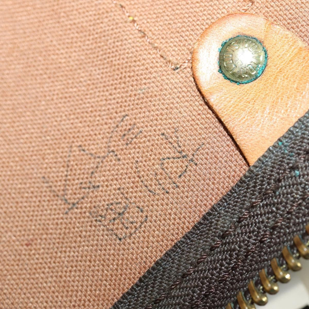 Louis Vuitton Keepall Bandouliere Bag Monogram Canvas Brown Canvas Travel Bag