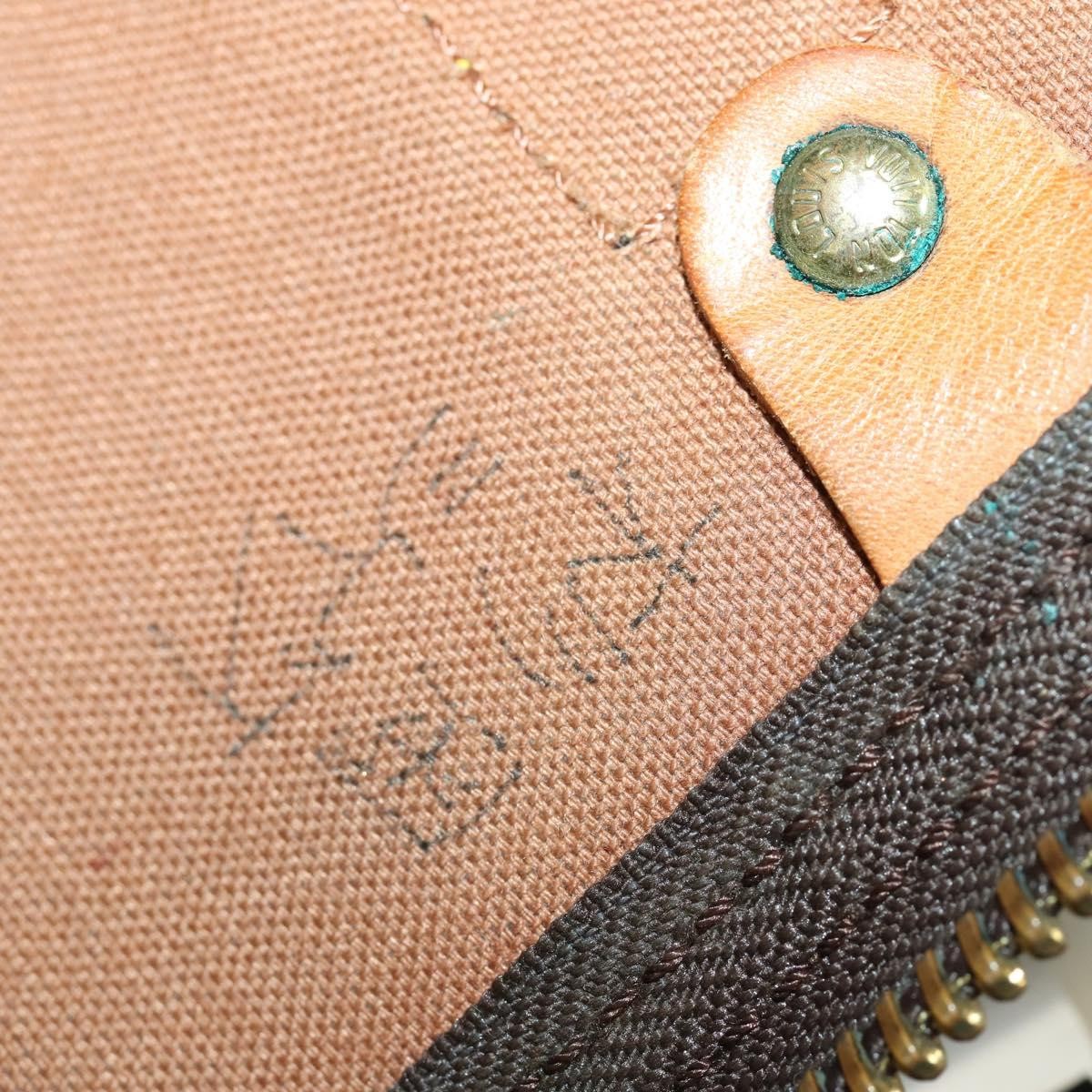 Louis Vuitton Keepall Bandouliere Bag Monogram Canvas Brown Canvas Travel Bag