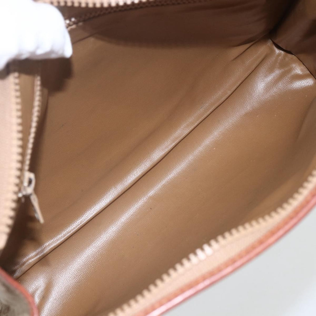 Celine Macadam Pochette Canvas And Leather Beige Canvas Clutche & Pouche Bag