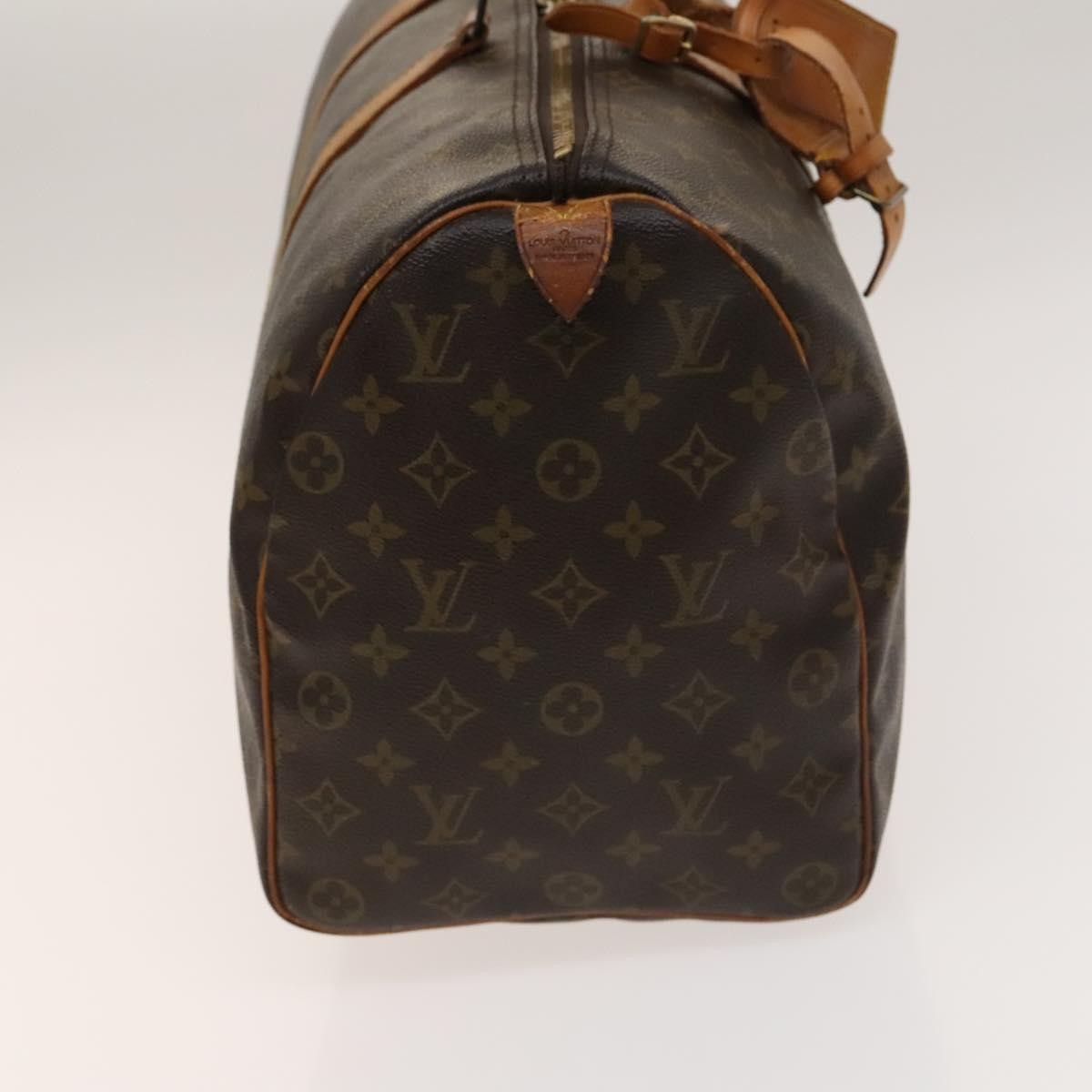 Louis Vuitton Keepall Bag Monogram Canvas Brown Canvas Travel Bag