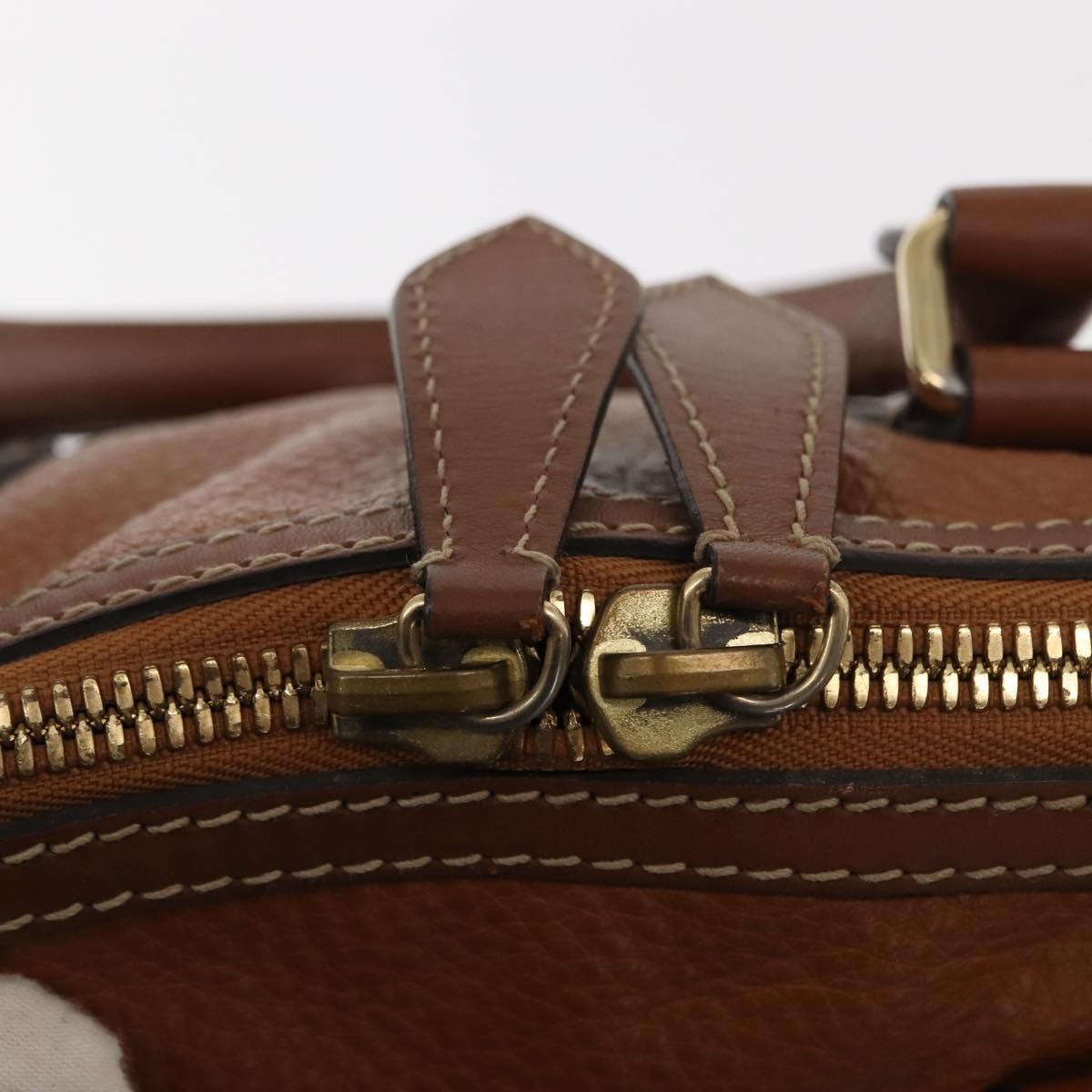 Burberry Orchard Bag Smooth Leather Brown Leather Handbag