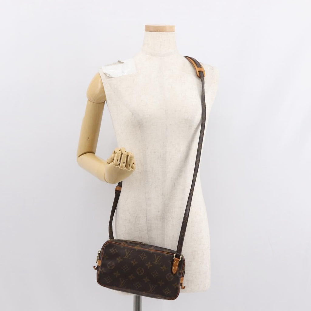 Louis Vuitton Pochette Marly Bandouliere Bag Monogram Canvas Brown Canvas Shoulder Bag