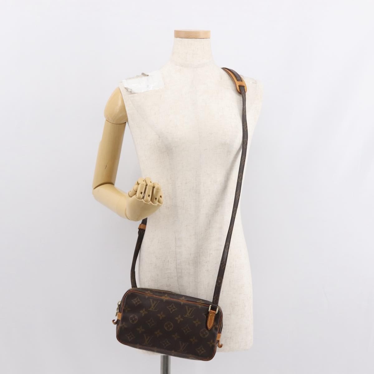 Louis Vuitton Pochette Marly Bandouliere Bag Monogram Canvas Brown Canvas Shoulder Bag