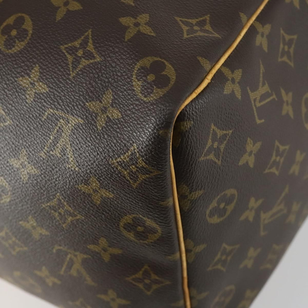 Louis Vuitton Keepall Bag Monogram Canvas Brown Canvas Travel Bag