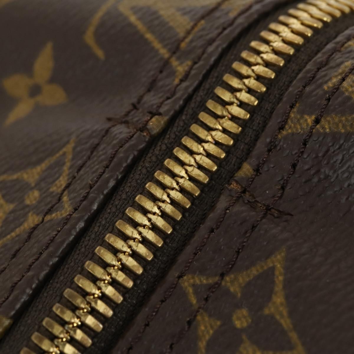 Louis Vuitton Cruiser Handbag Monogram Canvas Brown Canvas Travel Bag
