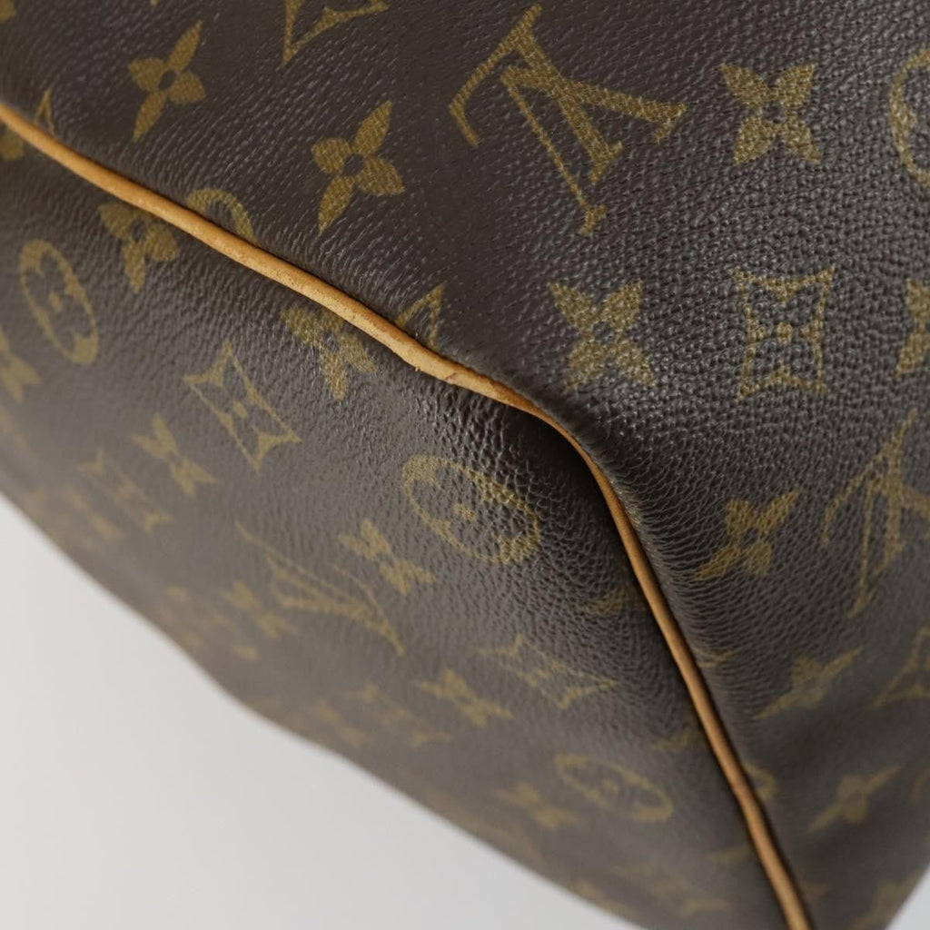 Louis Vuitton Keepall Bag Monogram Canvas Brown Canvas Travel Bag
