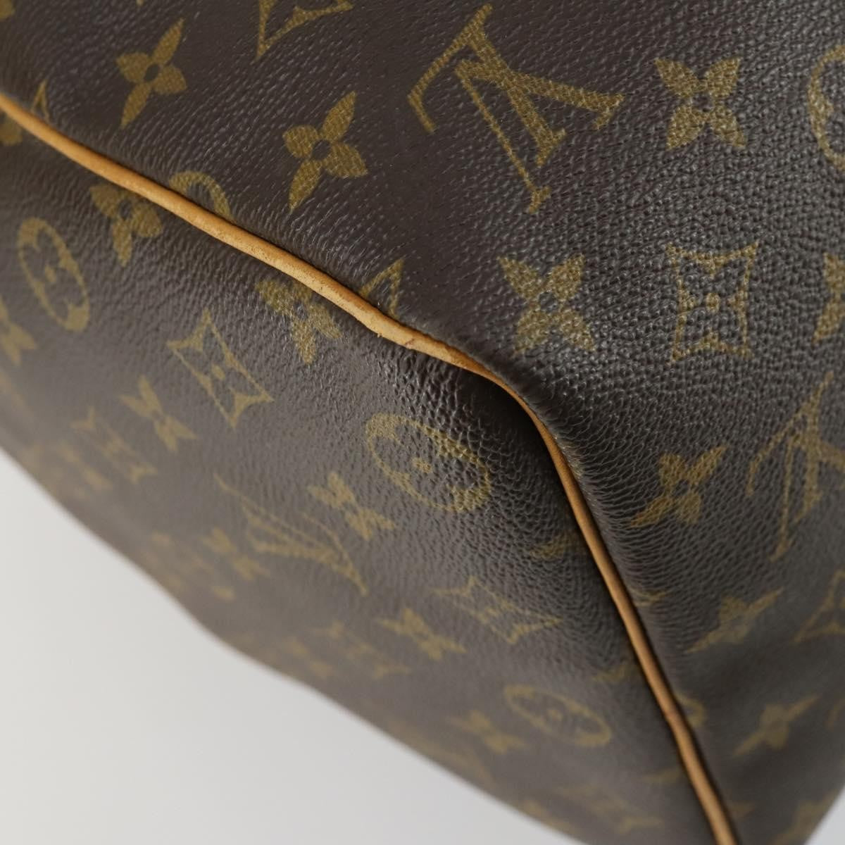 Louis Vuitton Keepall Bag Monogram Canvas Brown Canvas Travel Bag