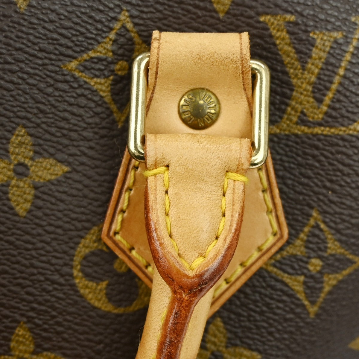 Louis Vuitton Alma Handbag Monogram Canvas Brown Canvas Handbag