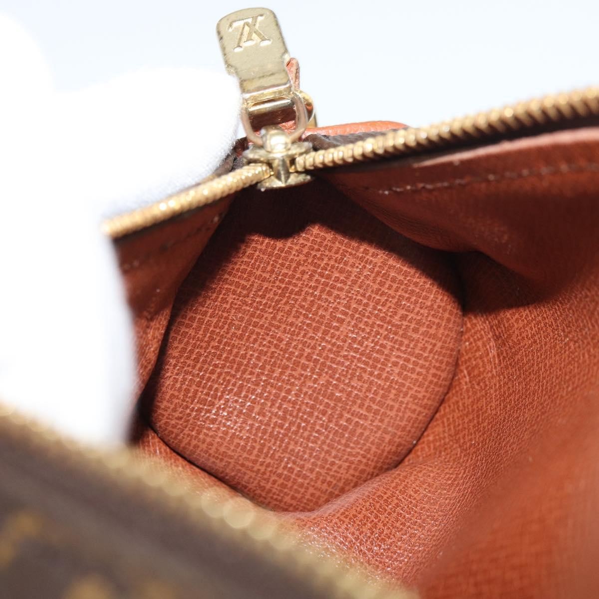 Louis Vuitton Papillon Pochette Monogram Canvas Brown Canvas Clutche & Pouche Bag