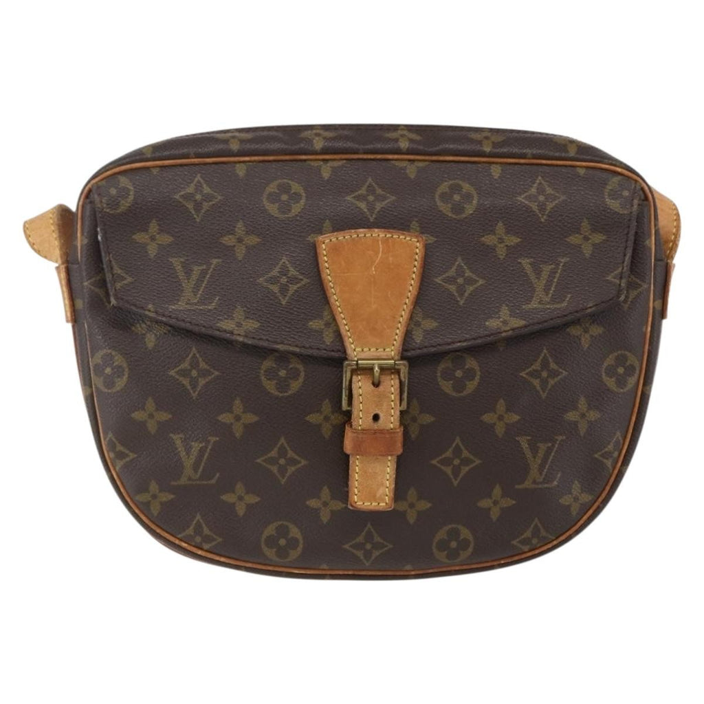 Louis Vuitton Jeune Fille Handbag Monogram Canvas Brown Canvas Shoulder Bag
