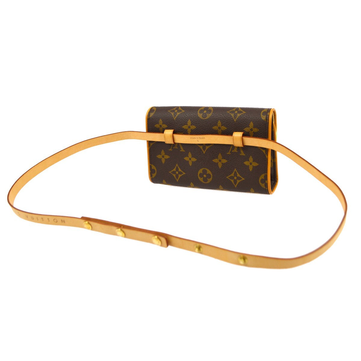 Louis Vuitton Florentine Waist Bag Monogram Canvas Brown Canvas Clutche & Pouche Bag