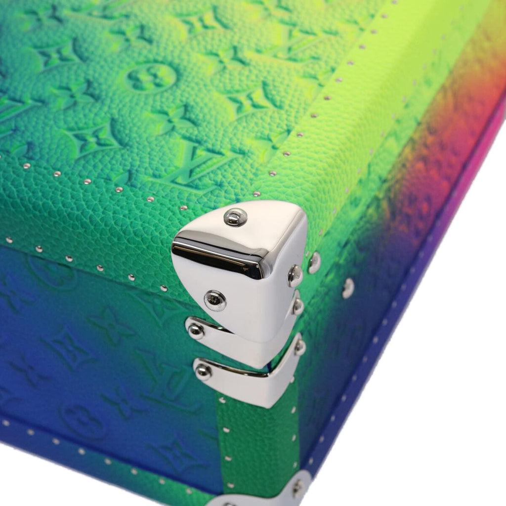 Louis Vuitton Cotteville Trunk Limited Edition Illusion Monogram Taurillon Leather Multicolour Pvc Bag
