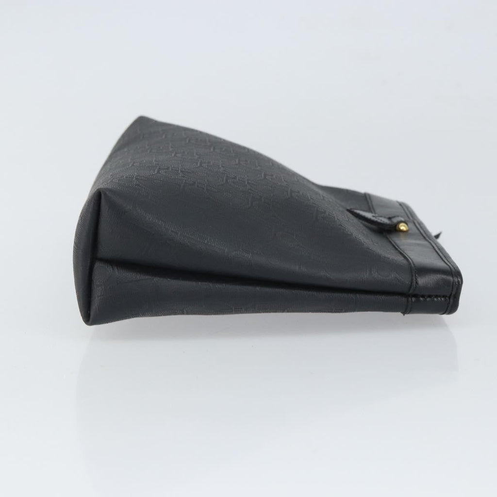 Christian Dior Trotter Pouch Canvas Black Canvas Clutche & Pouche Bag (Pre-Owned)