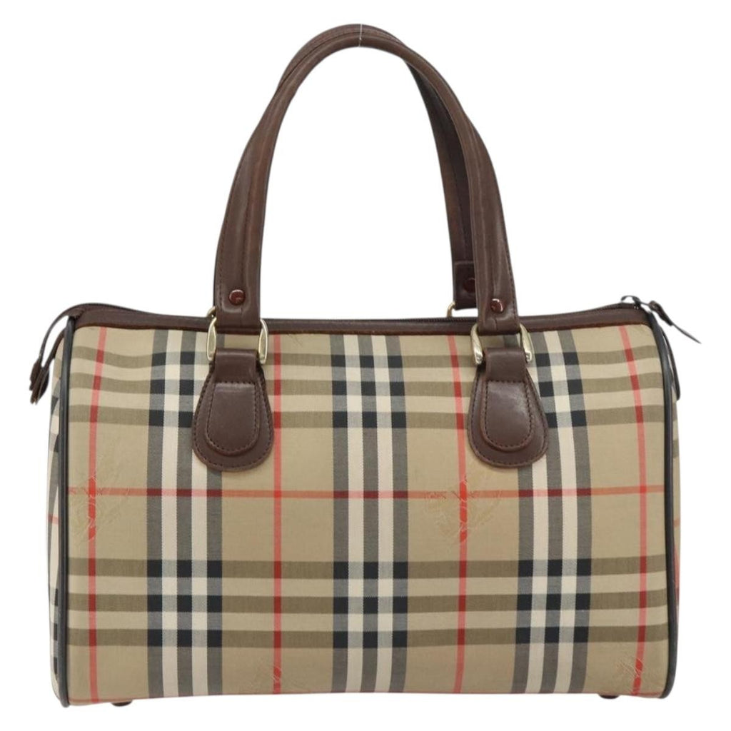 Burberry Nova Check Handbag Nova Check Canvas Beige Canvas Handbag