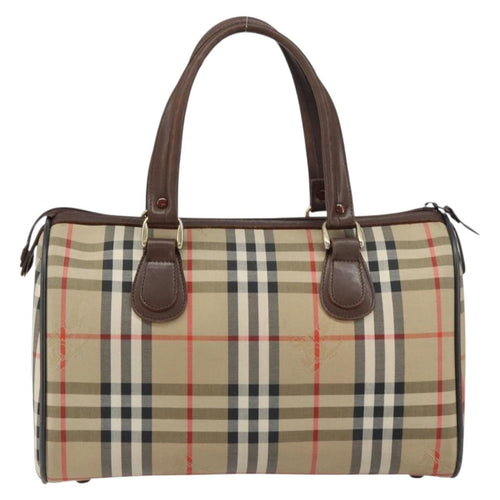 Burberry Nova Check Handbag Nova Check Canvas Beige Canvas Handbag