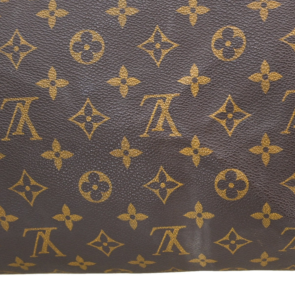 Louis Vuitton Speedy Handbag Monogram Canvas Brown Canvas,Leather Handbag
