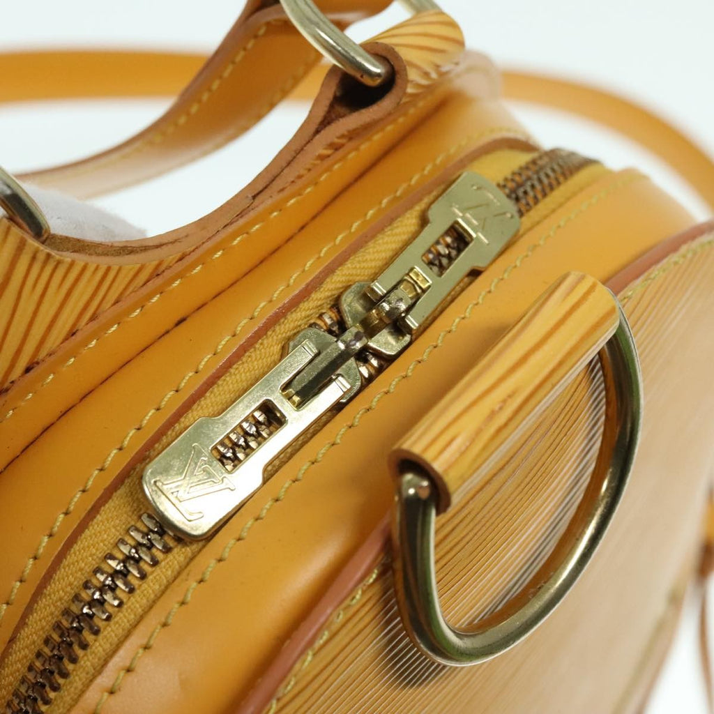 Louis Vuitton Mabillon Backpack Epi Leather Yellow Leather Backpack Bag
