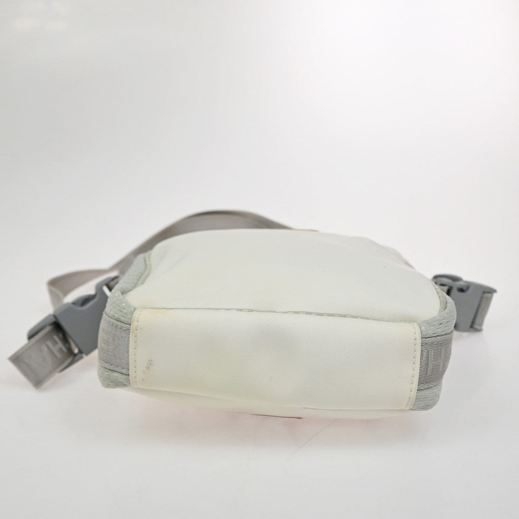 Chanel Travel Line Crossbody Bag Nylon White Nylon Shoulder Bag Bag