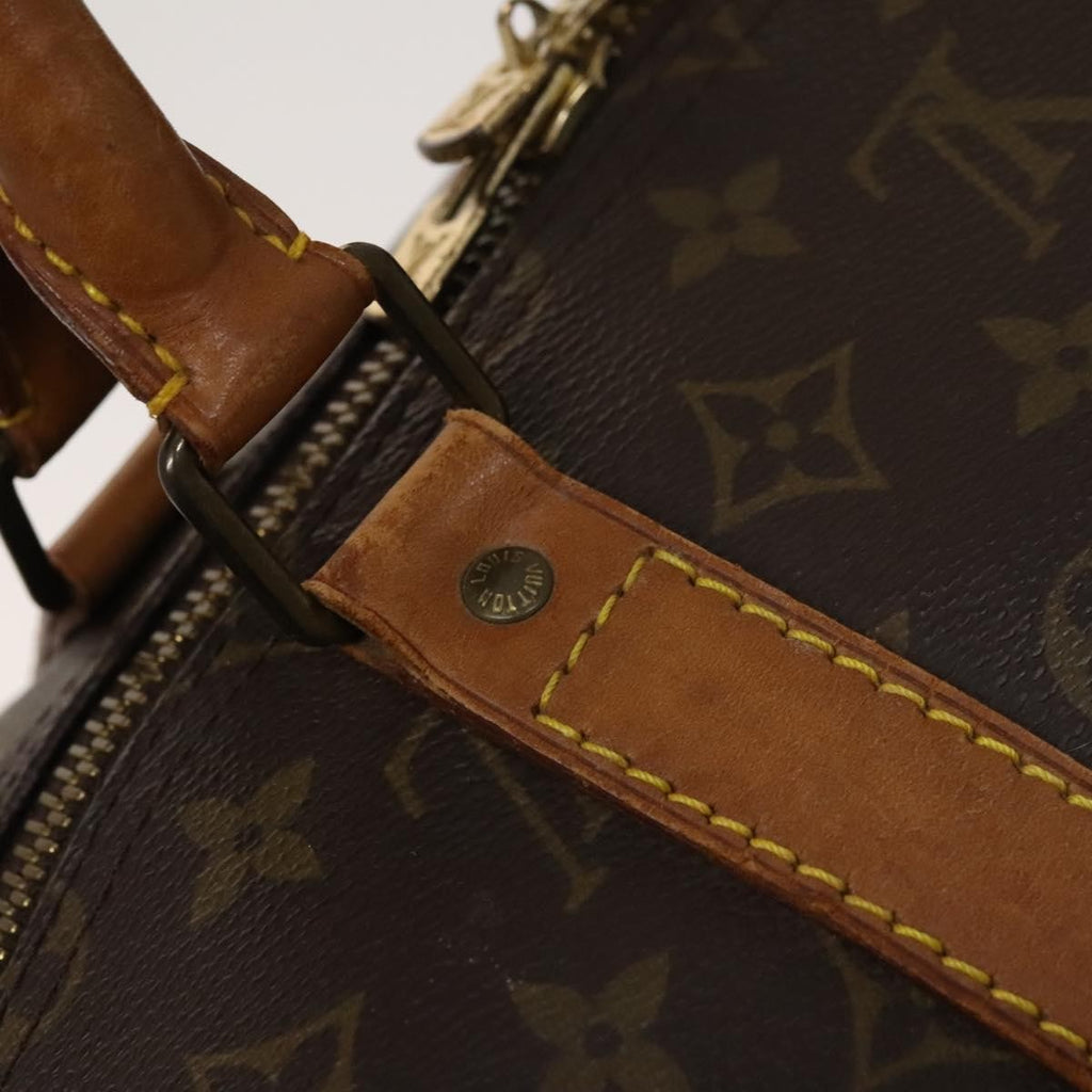Louis Vuitton Keepall Bag Monogram Canvas Brown Canvas Travel Bag