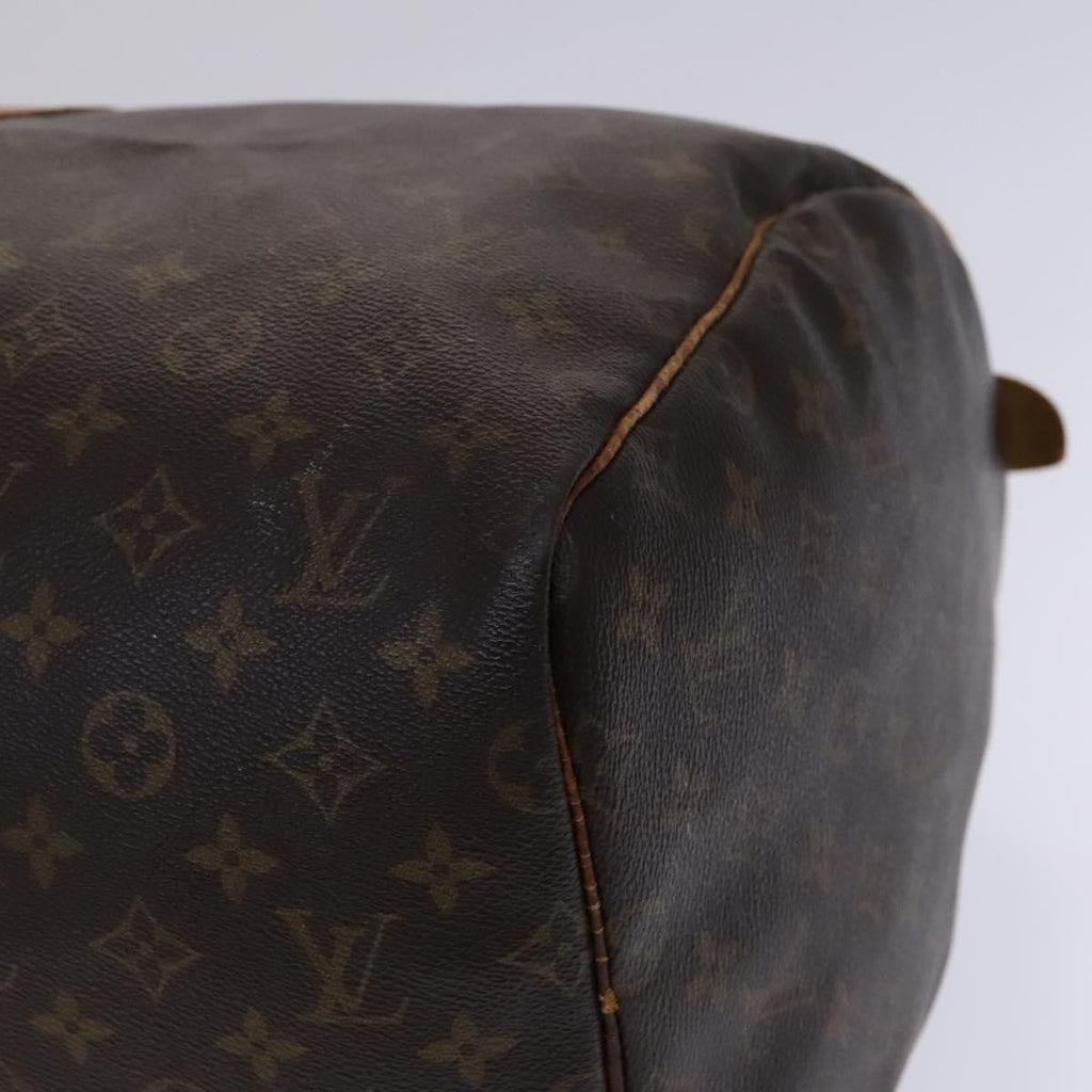 Louis Vuitton Keepall Bag Monogram Canvas Brown Canvas Travel Bag