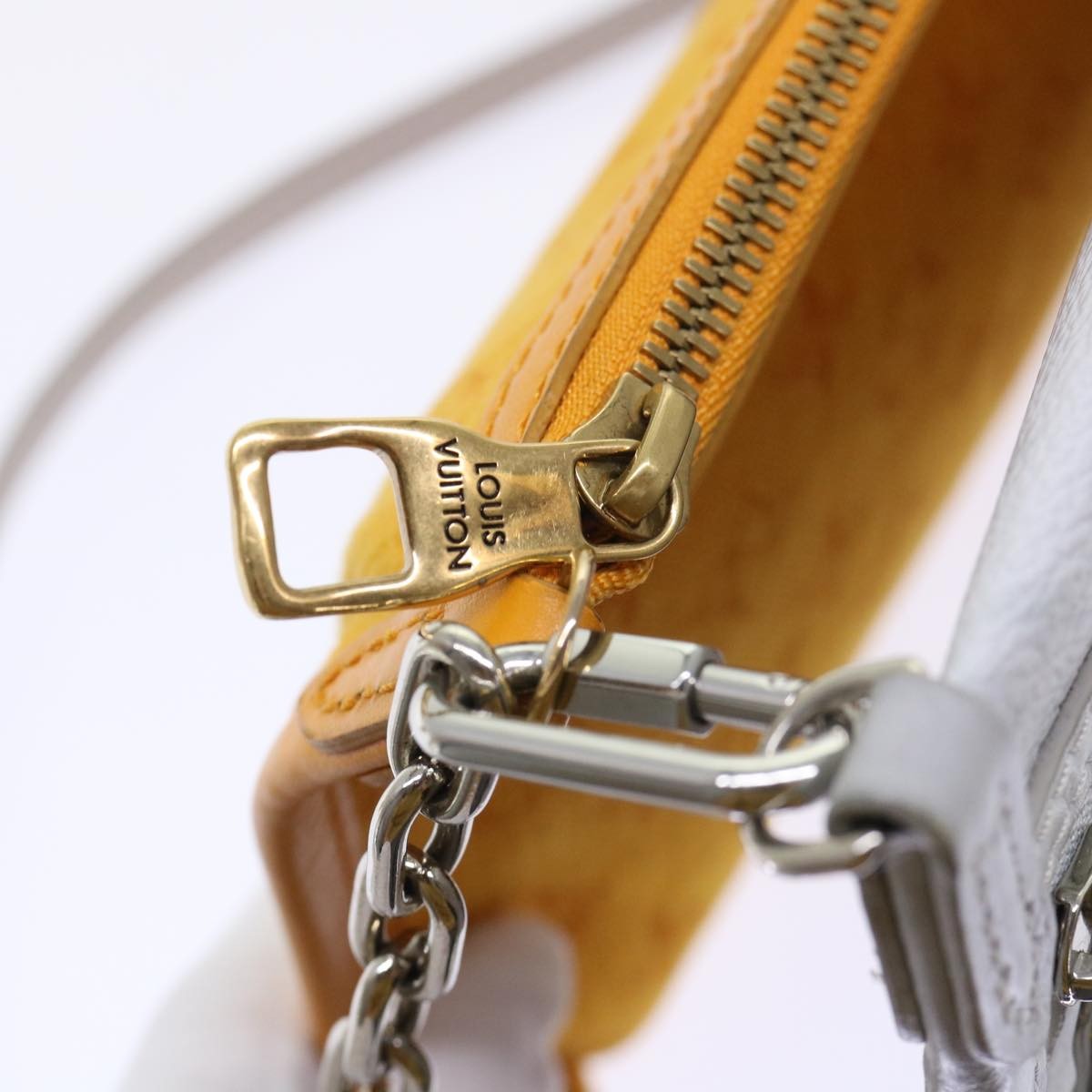 Louis Vuitton Double Flat Messenger Bag Limited Edition Logo Story Monogram Canvas And Denim Multicolour Canvas Clutche & Pouche Bag